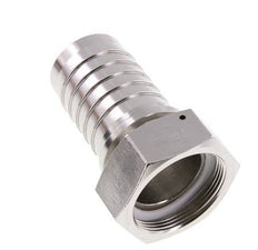 50x68 mm & G2'' Edelstahl 1.4301 Schlauchsäule mit Überwurfmutter DIN EN 14423 / DIN 2826