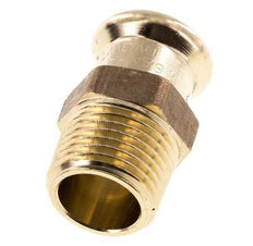 Pressfitting - 15mm Innengewinde & R 1/2'' Außengewinde - Kupferlegierung