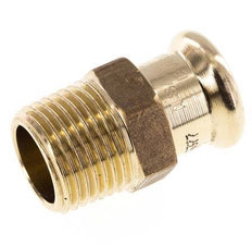 Pressfitting - 15mm Innengewinde & R 1/2'' Außengewinde - Kupferlegierung