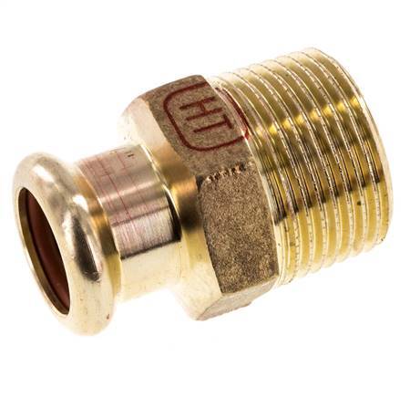 Pressfitting - 15mm Innengewinde & R 3/4'' Außengewinde - Kupferlegierung