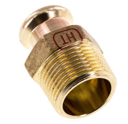 Pressfitting - 15mm Innengewinde & R 3/4'' Außengewinde - Kupferlegierung