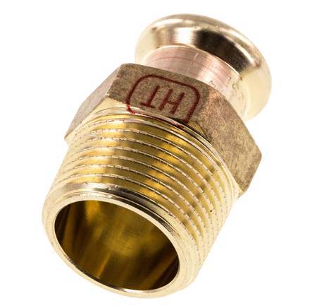 Pressfitting - 15mm Innengewinde & R 3/4'' Außengewinde - Kupferlegierung