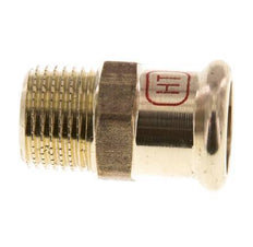 Pressfitting - 18mm Innengewinde & R 1/2'' Außengewinde - Kupferlegierung