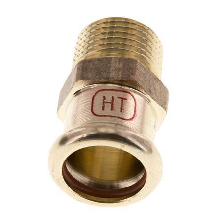 Pressfitting - 18mm Innengewinde & R 1/2'' Außengewinde - Kupferlegierung