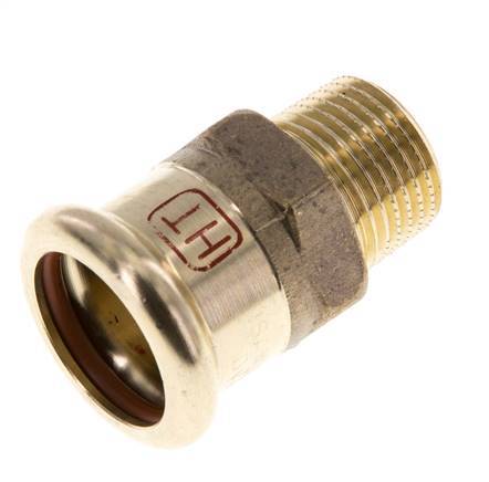 Pressfitting - 22mm Innengewinde & R 1/2'' Außengewinde - Kupferlegierung
