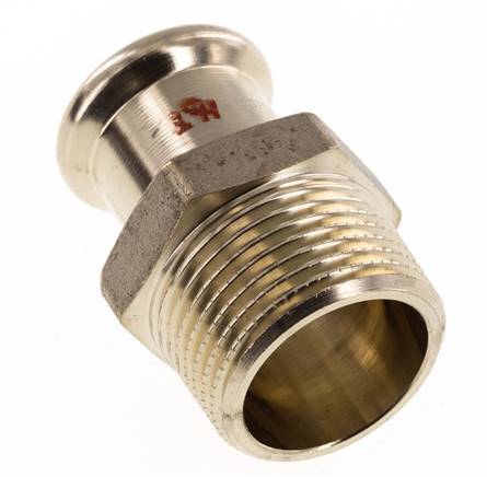 Pressfitting - 22mm Innengewinde & R 1'' Außengewinde - Kupferlegierung
