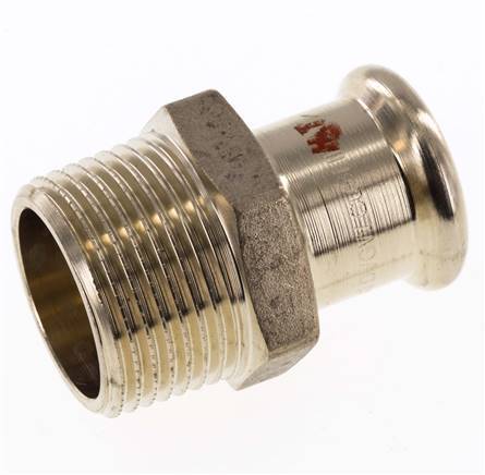 Pressfitting - 22mm Innengewinde & R 1'' Außengewinde - Kupferlegierung
