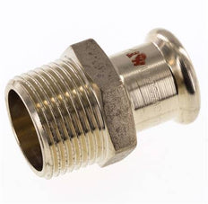 Pressfitting - 22mm Innengewinde & R 1'' Außengewinde - Kupferlegierung
