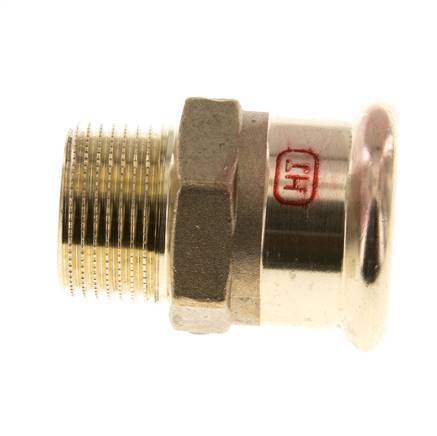 Pressfitting - 28mm Innengewinde & R 3/4'' Außengewinde - Kupferlegierung