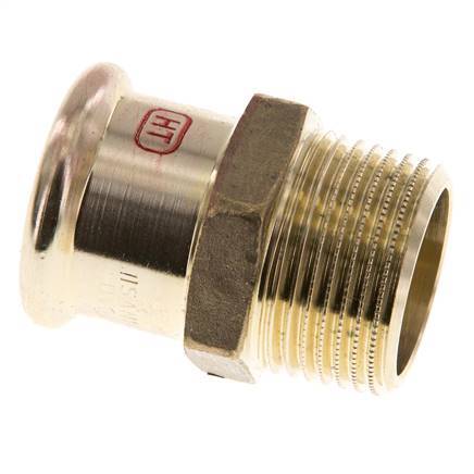 Pressfitting - 28mm Innengewinde & R 1'' Außengewinde - Kupferlegierung