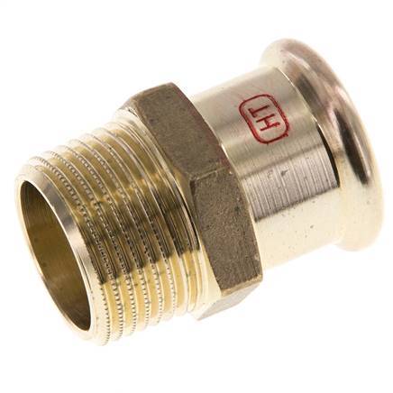 Pressfitting - 28mm Innengewinde & R 1'' Außengewinde - Kupferlegierung