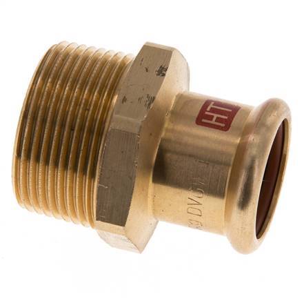 Pressfitting - 28mm Innengewinde & R 1-1/4'' Außengewinde - Kupferlegierung