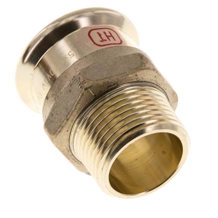 Pressfitting - 35mm Innengewinde & R 1'' Außengewinde - Kupferlegierung