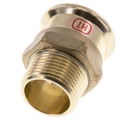 Pressfitting - 35mm Innengewinde & R 1'' Außengewinde - Kupferlegierung