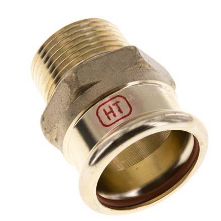 Pressfitting - 35mm Innengewinde & R 1'' Außengewinde - Kupferlegierung