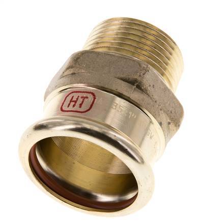 Pressfitting - 35mm Innengewinde & R 1'' Außengewinde - Kupferlegierung