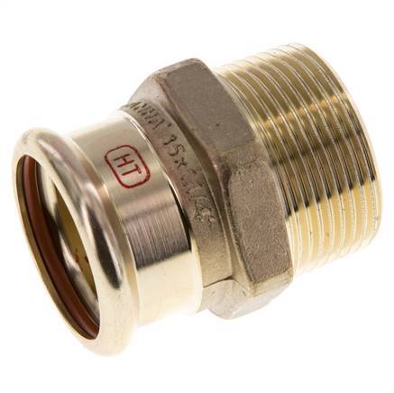 Pressfitting - 35mm Innengewinde & R 1-1/4'' Außengewinde - Kupferlegierung