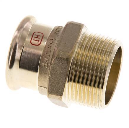 Pressfitting - 35mm Innengewinde & R 1-1/4'' Außengewinde - Kupferlegierung