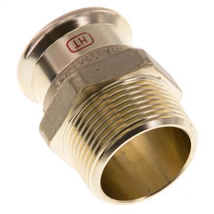 Pressfitting - 35mm Innengewinde & R 1-1/4'' Außengewinde - Kupferlegierung