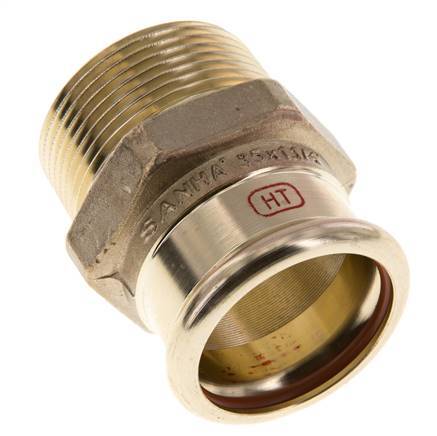 Pressfitting - 35mm Innengewinde & R 1-1/4'' Außengewinde - Kupferlegierung