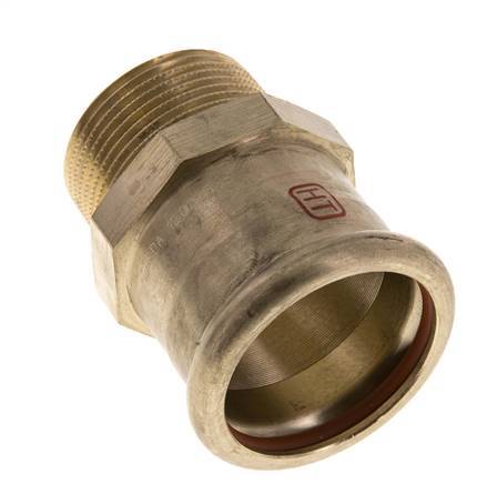 Pressfitting - 42mm Innengewinde & R 1-1/4'' Außengewinde - Kupferlegierung