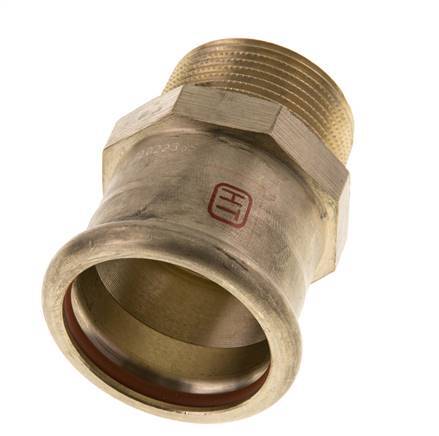 Pressfitting - 42mm Innengewinde & R 1-1/4'' Außengewinde - Kupferlegierung