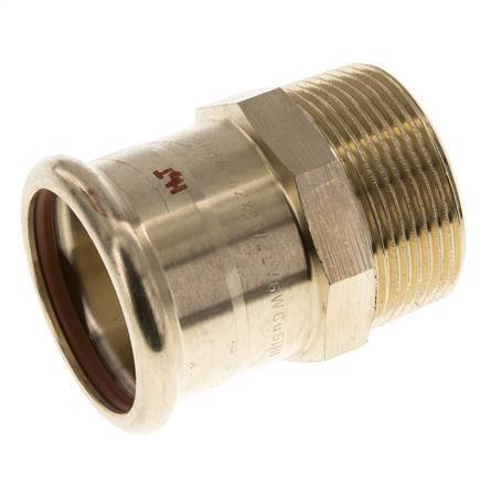Pressfitting - 42mm Innengewinde & R 1-1/2'' Außengewinde - Kupferlegierung
