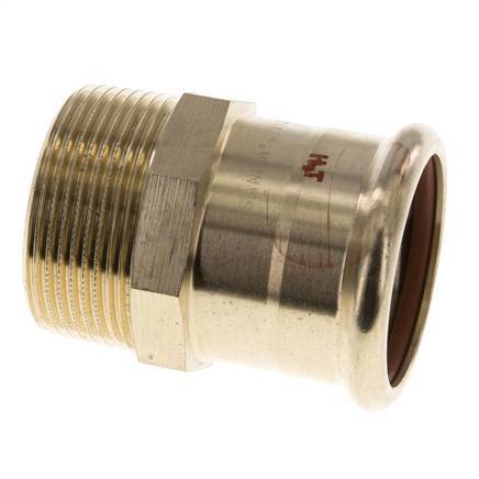 Pressfitting - 42mm Innengewinde & R 1-1/2'' Außengewinde - Kupferlegierung