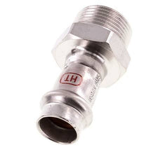 Pressfitting - 15mm Innengewinde & R 3/4'' Außengewinde - Edelstahl