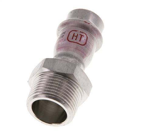 Pressfitting - 18mm Innengewinde & R 3/4'' Außengewinde - Edelstahl