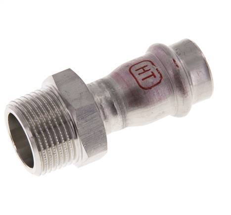 Pressfitting - 18mm Innengewinde & R 3/4'' Außengewinde - Edelstahl