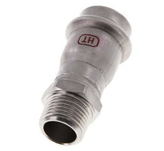 Pressfitting - 22mm Innengewinde & R 1/2'' Außengewinde - Edelstahl