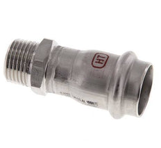 Pressfitting - 22mm Innengewinde & R 1/2'' Außengewinde - Edelstahl