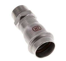 Pressfitting - 22mm Innengewinde & R 1/2'' Außengewinde - Edelstahl