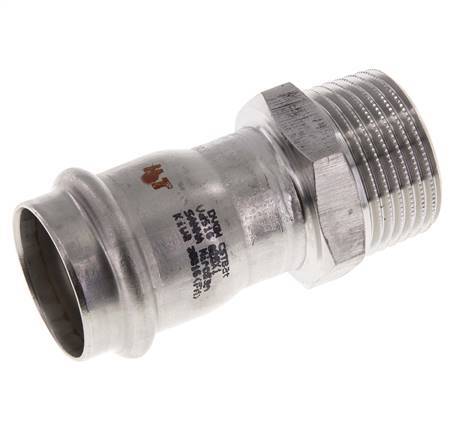 Pressfitting - 28mm Innengewinde & R 1'' Außengewinde - Edelstahl