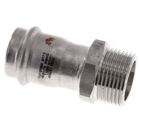 Pressfitting - 28mm Innengewinde & R 1'' Außengewinde - Edelstahl