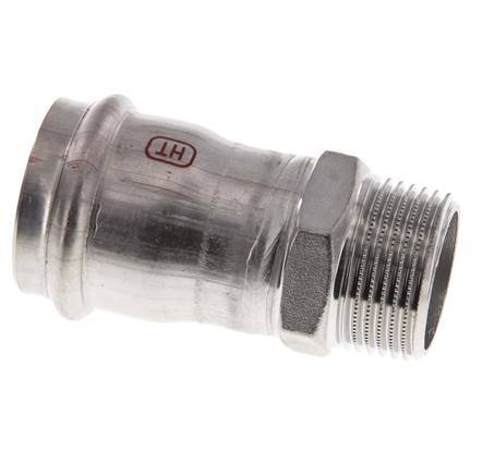 Pressfitting - 35mm Innengewinde & R 1'' Außengewinde - Edelstahl