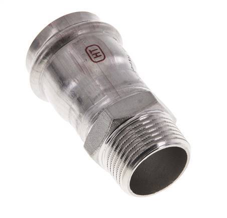 Pressfitting - 35mm Innengewinde & R 1'' Außengewinde - Edelstahl