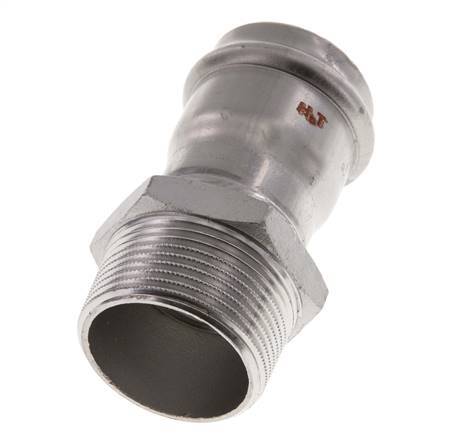 Pressfitting - 35mm Innengewinde & R 1-1/4'' Außengewinde - Edelstahl