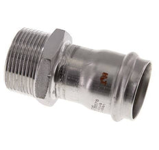 Pressfitting - 35mm Innengewinde & R 1-1/4'' Außengewinde - Edelstahl