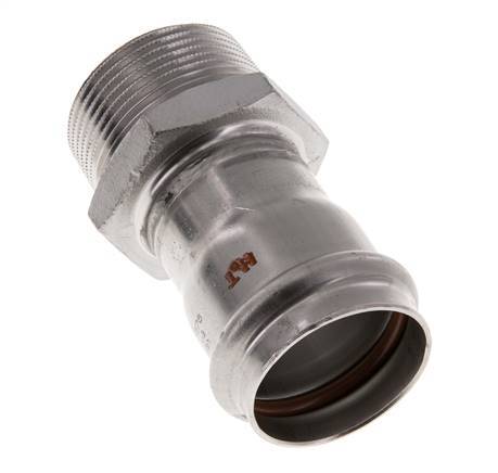 Pressfitting - 35mm Innengewinde & R 1-1/4'' Außengewinde - Edelstahl