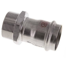 Pressfitting - 42mm Innengewinde & R 1-1/2'' Außengewinde - Edelstahl