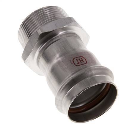 Pressfitting - 42mm Innengewinde & R 1-1/2'' Außengewinde - Edelstahl