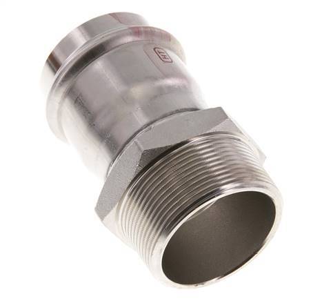 Pressfitting - 54mm Innengewinde & R 2'' Außengewinde - Edelstahl