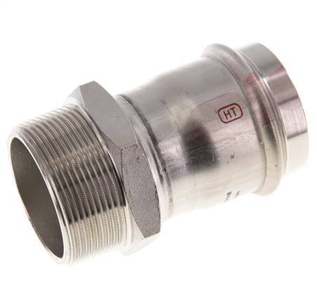 Pressfitting - 54mm Innengewinde & R 2'' Außengewinde - Edelstahl