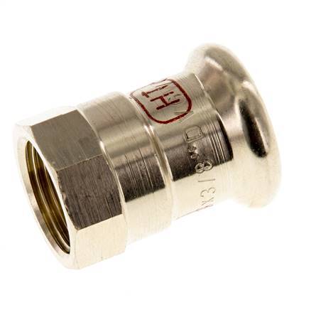 Pressfitting - 15mm Innengewinde & Rp 3/8'' - Kupferlegierung