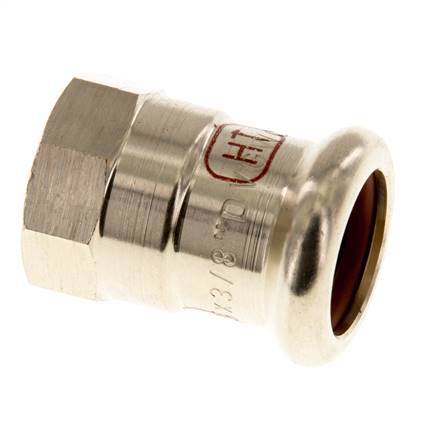 Pressfitting - 15mm Innengewinde & Rp 3/8'' - Kupferlegierung