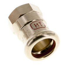 Pressfitting - 15mm Innengewinde & Rp 3/8'' - Kupferlegierung