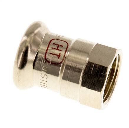 Pressfitting - 15mm Innengewinde & Rp 3/8'' - Kupferlegierung