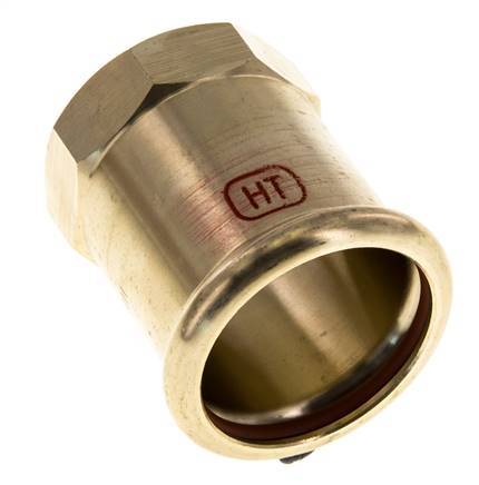 Pressfitting - 15mm Innengewinde & Rp 1/2'' - Kupferlegierung